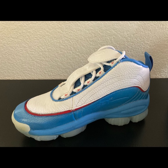 🎄New Allen Iverson Legacy Blue Basketball Athletic Shoes CN8405 Authentic - Picture 10 of 16